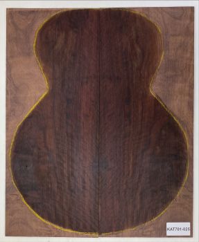 Back & Sides Mexican Rosewood, flamed, Western - FSC®100% U.P. #025